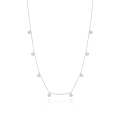 2.85cts Round Brilliant-Cut Diamond Spectacle Necklet