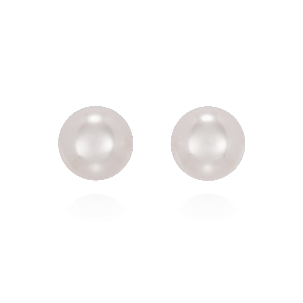 7-7.5mm Cultured Pearl Stud Earrings