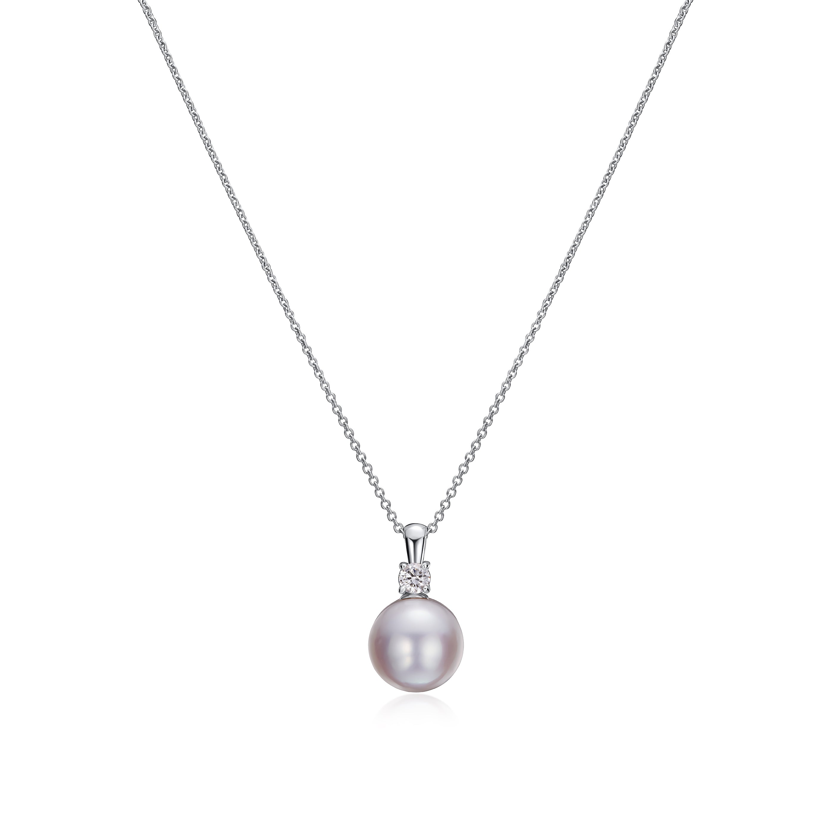 Pearl and Diamond Pendant