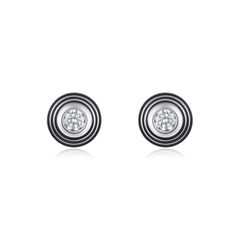 0.28ct Round Brilliant Cut Diamond Stud Earrings