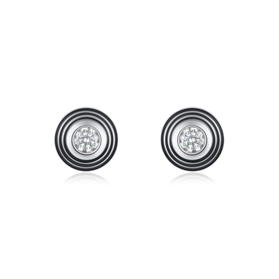0.28ct Round Brilliant Cut Diamond Stud Earrings