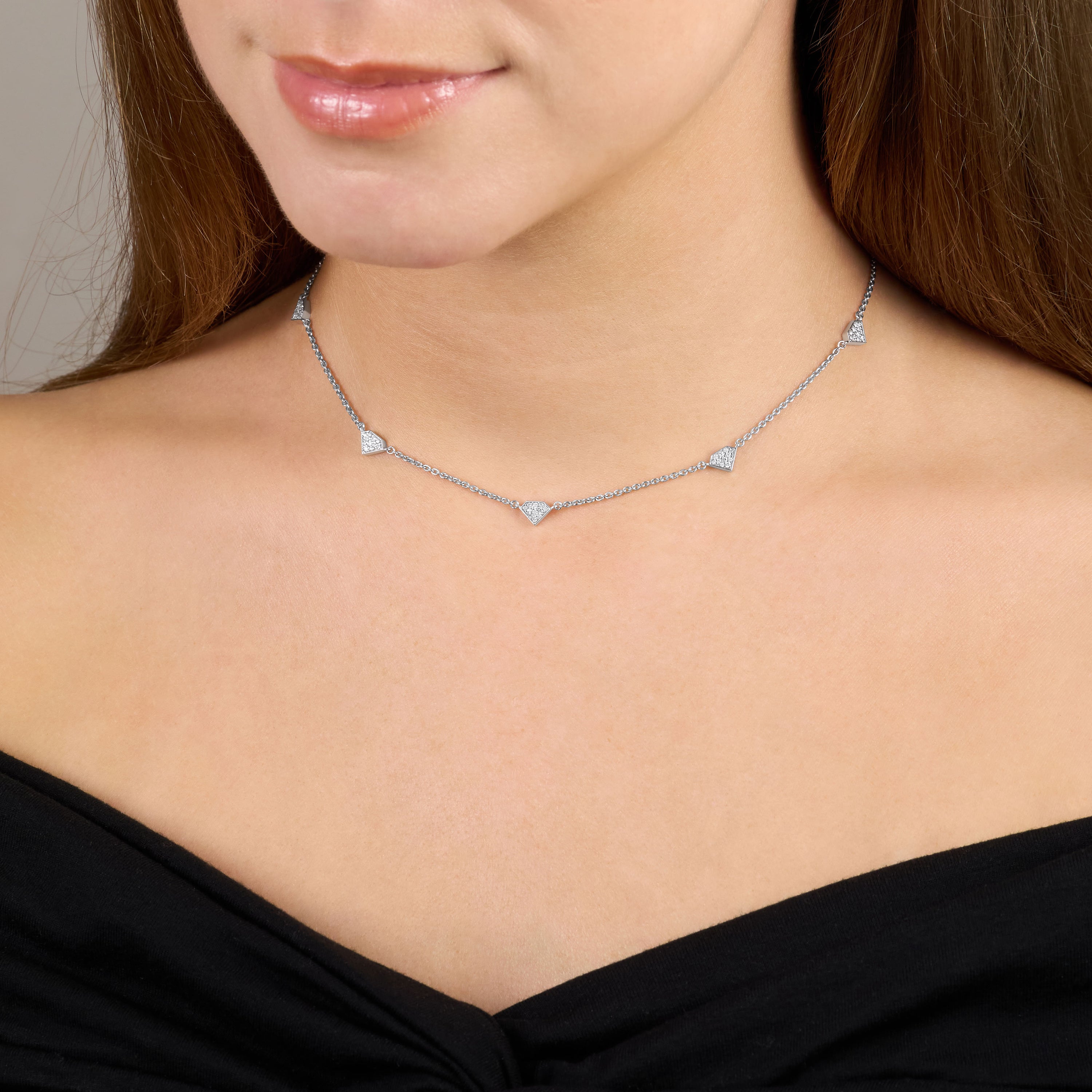 0.44ct Diamond Set Necklet