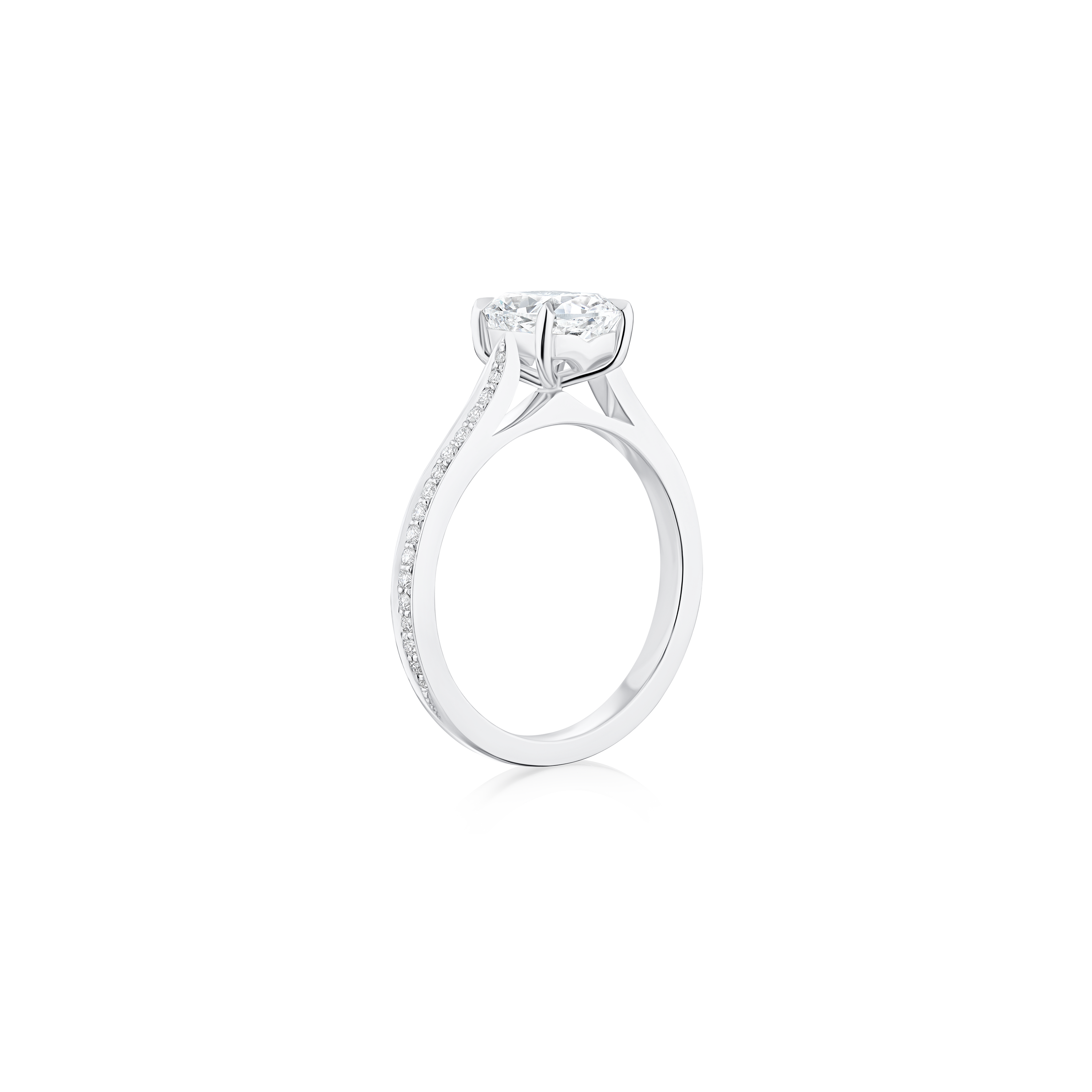 1.51ct Cushion Cut Diamond Solitaire Ring