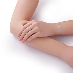Silver Love Token Bracelet