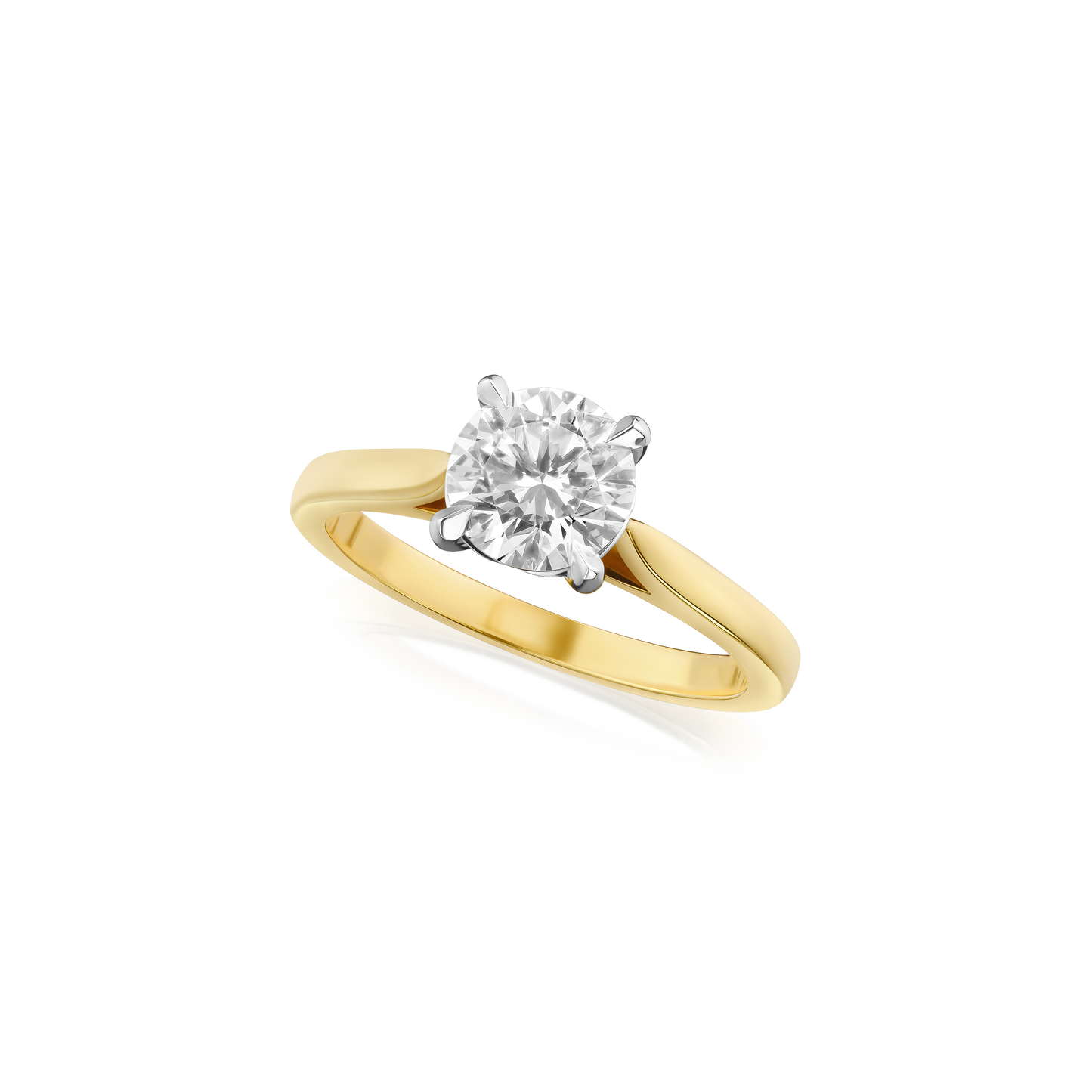 1.05cts Round Brilliant Cut Diamond Solitaire Ring