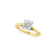 1.05cts Round Brilliant Cut Diamond Solitaire Ring