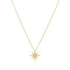 Sienna Collection 18ct Yellow Gold Diamond Set Medium Pendant
