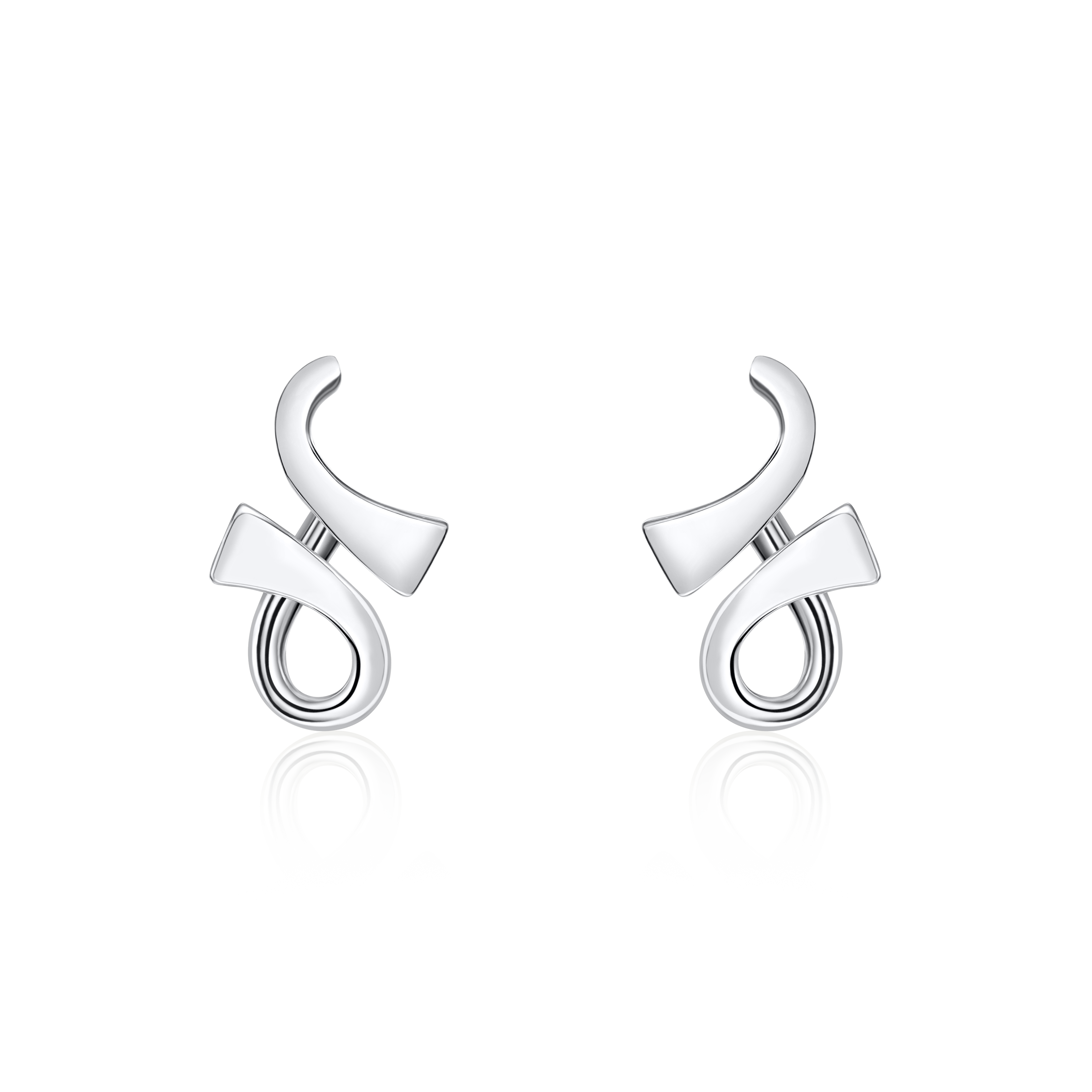 Infinity Collection Silver Earrings