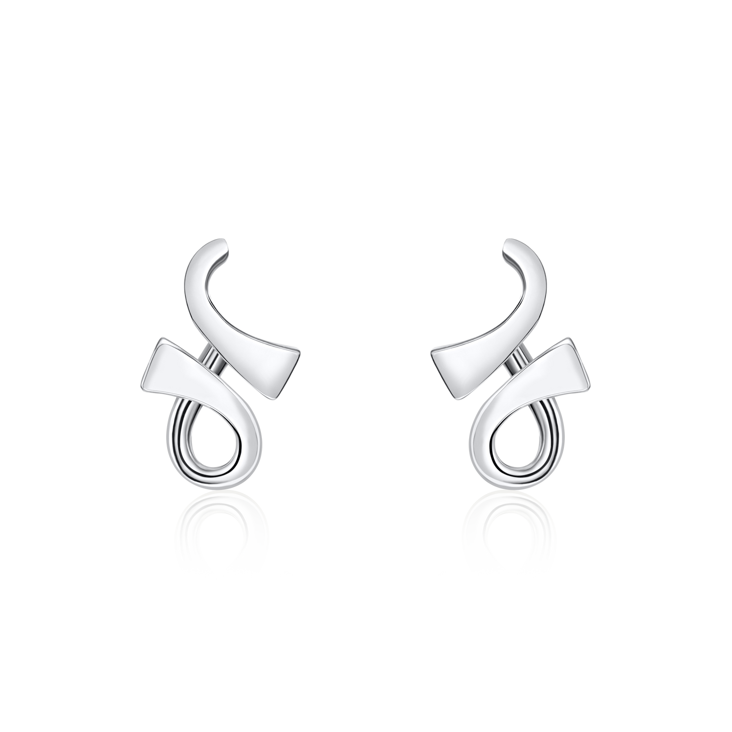 Infinity Collection Silver Earrings