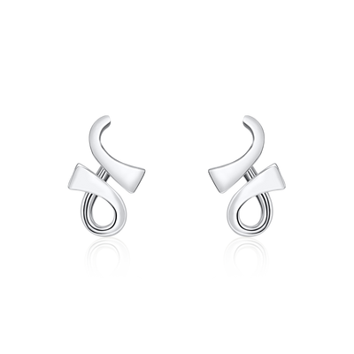 Infinity Collection Silver Earrings