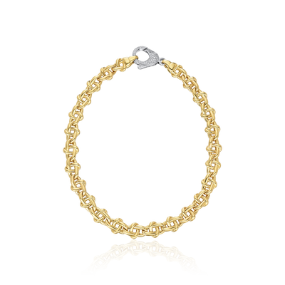 Infinity Collection 18ct Yellow Gold Diamond Set Necklace