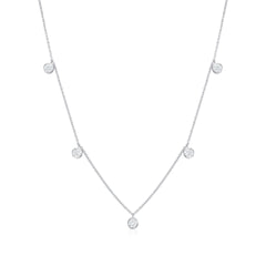 1.00ct Spectacle Set Diamond Necklet