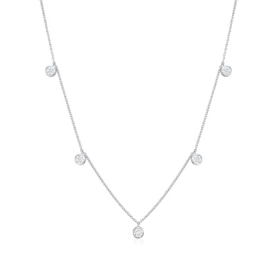 1.00ct Spectacle Set Diamond Necklet