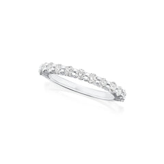 0.50ct Diamond-Set Half Eternity Ring