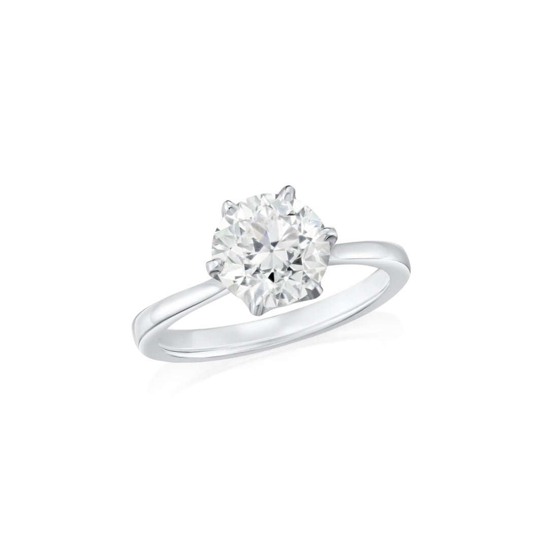 1.60cts Old-Cut Diamond Single Stone Engagement Ring