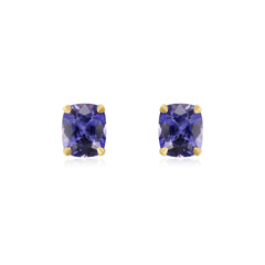 Blue Sapphire Stud Earrings