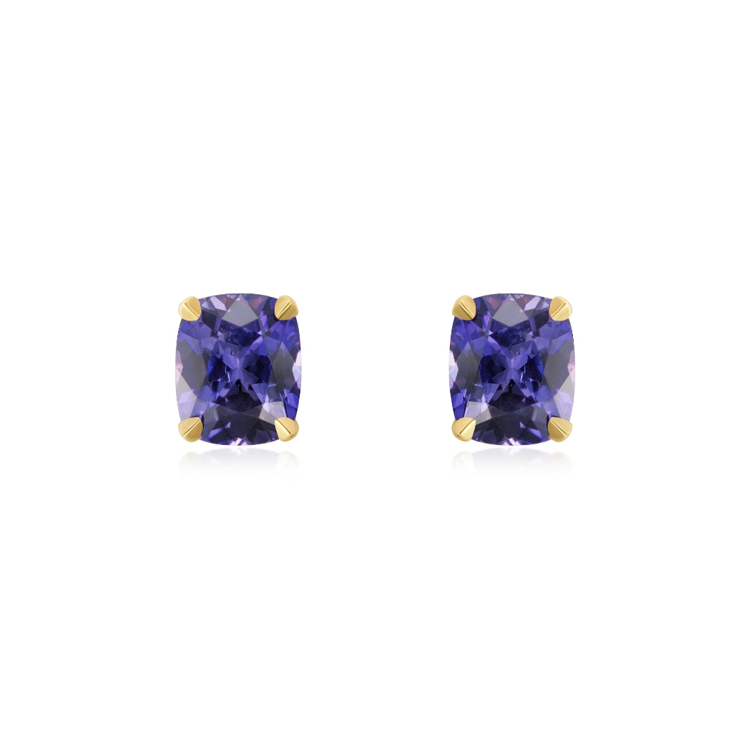 Blue Sapphire Stud Earrings