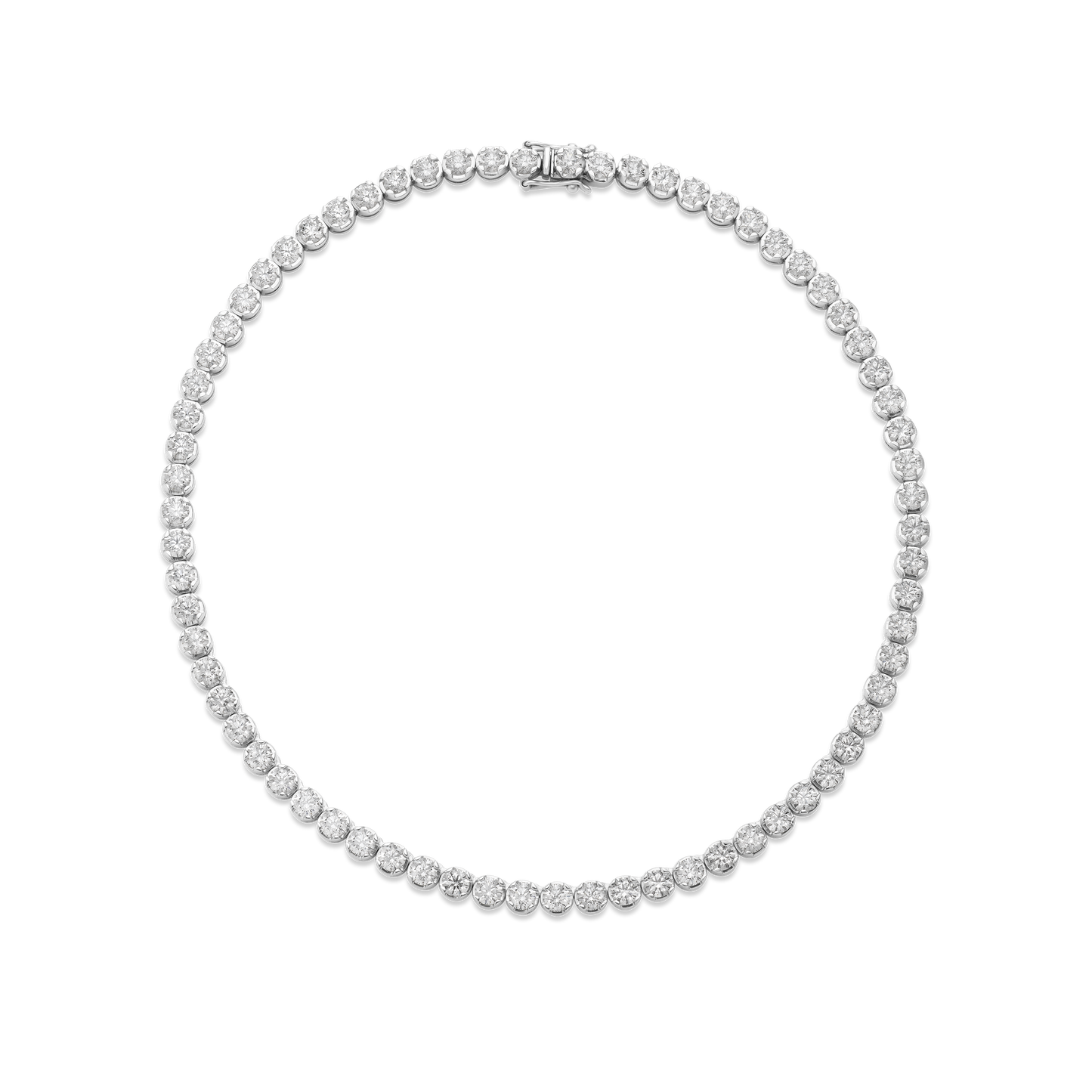 17.41ct Round Brilliant Cut Diamond Choker