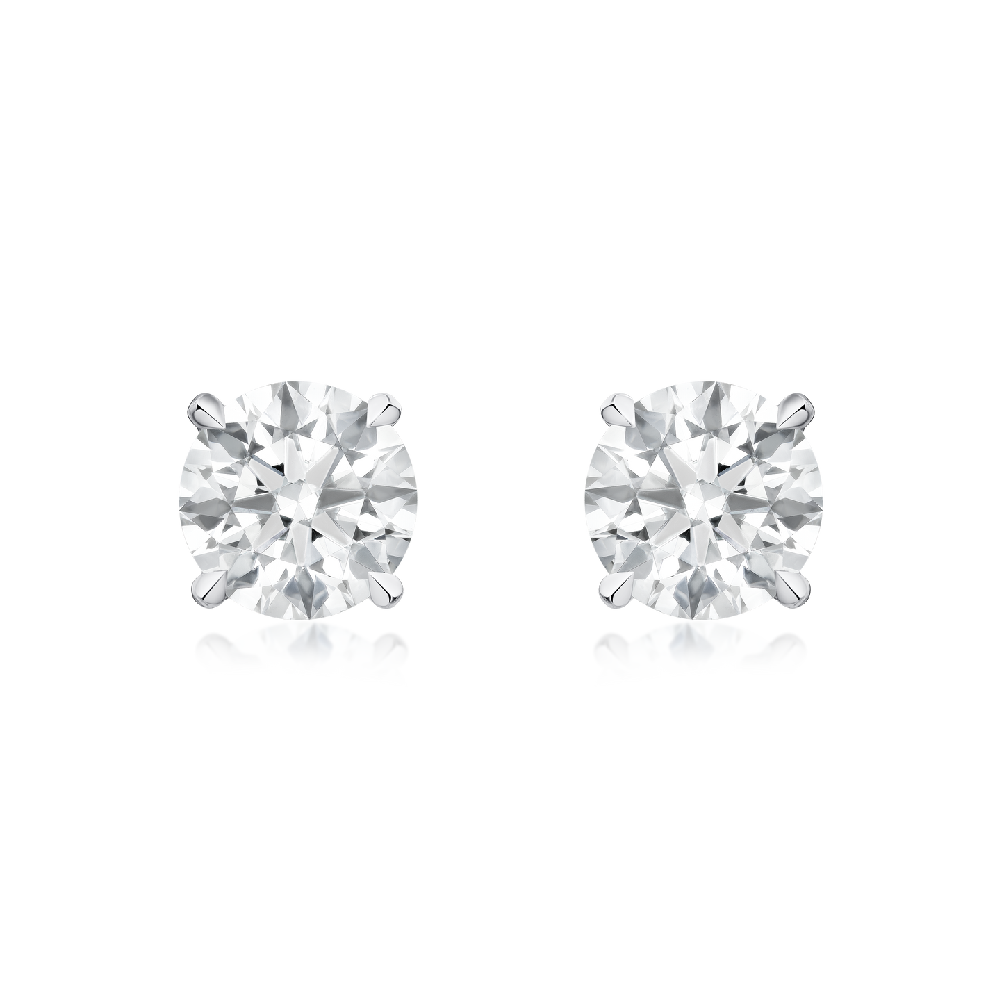 Pair of loose round brilliant cut diamonds 0.40/0.40ct GIA