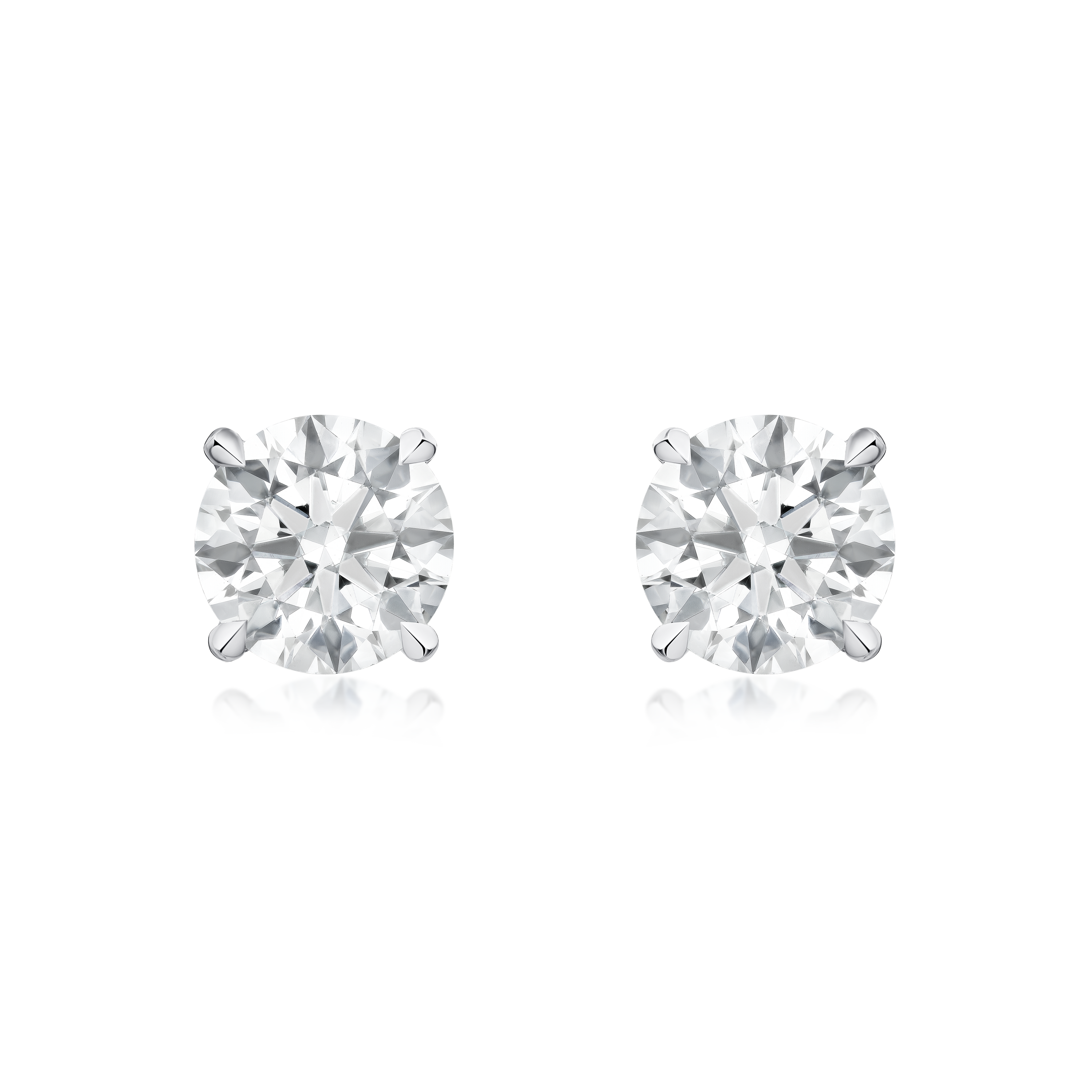 Pair of loose round brilliant cut diamonds 0.40/0.40ct GIA