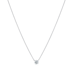0.51ct Round Brilliant Cut Diamond Solitaire Pendant