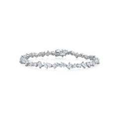 8cts Mixed Cut Diamond Line Bracelet