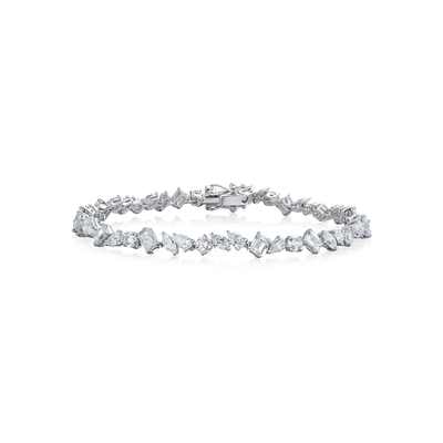 8cts Mixed Cut Diamond Line Bracelet