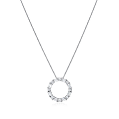 2.20cts Diamond Circle Pendant