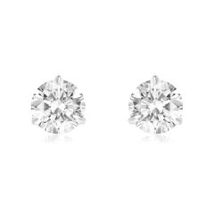 2.40cts Round Brilliant Cut Diamond Martini Set Stud Earrings