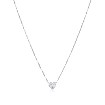 1.01cts Heart Shaped Diamond Superfine Pendant
