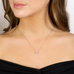 0.91ct Solitaire Diamond Pendant.