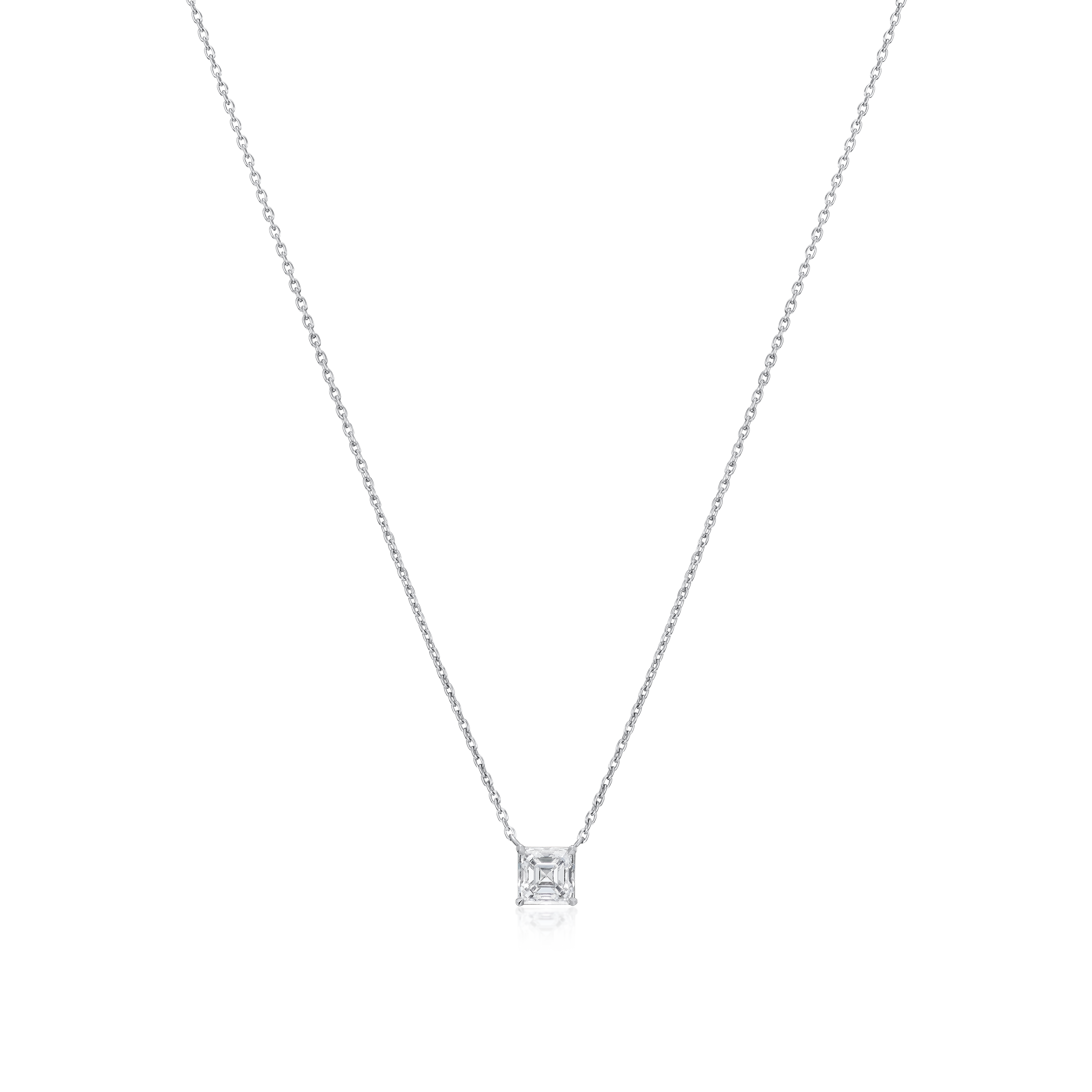 0.91ct Solitaire Diamond Pendant.