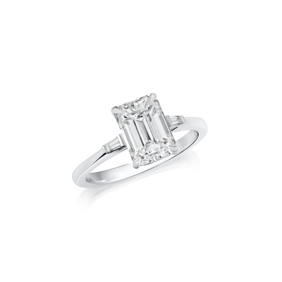 2.06cts Diamond Ring With Diamond Shoulders