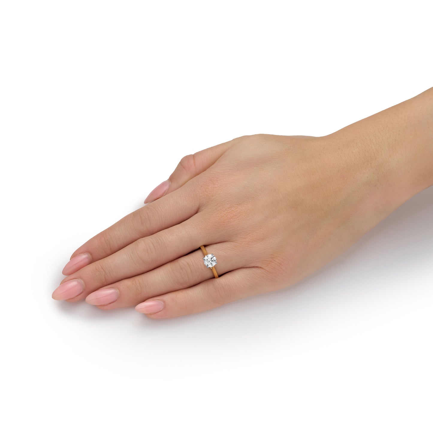 1.06cts Round Brilliant Cut Diamond Solitaire Ring