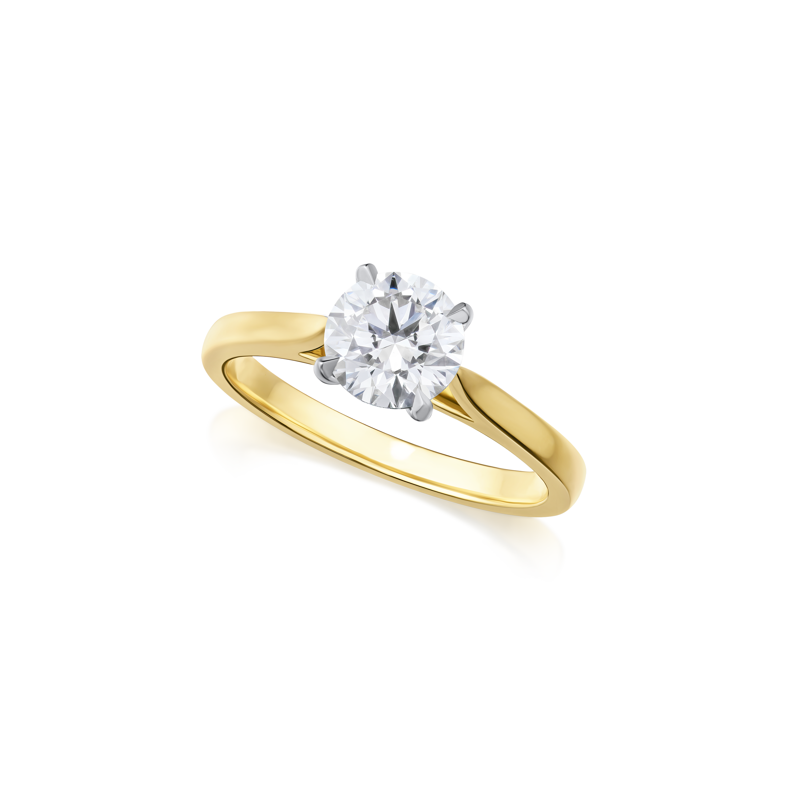 1.06cts Round Brilliant Cut Diamond Solitaire Ring