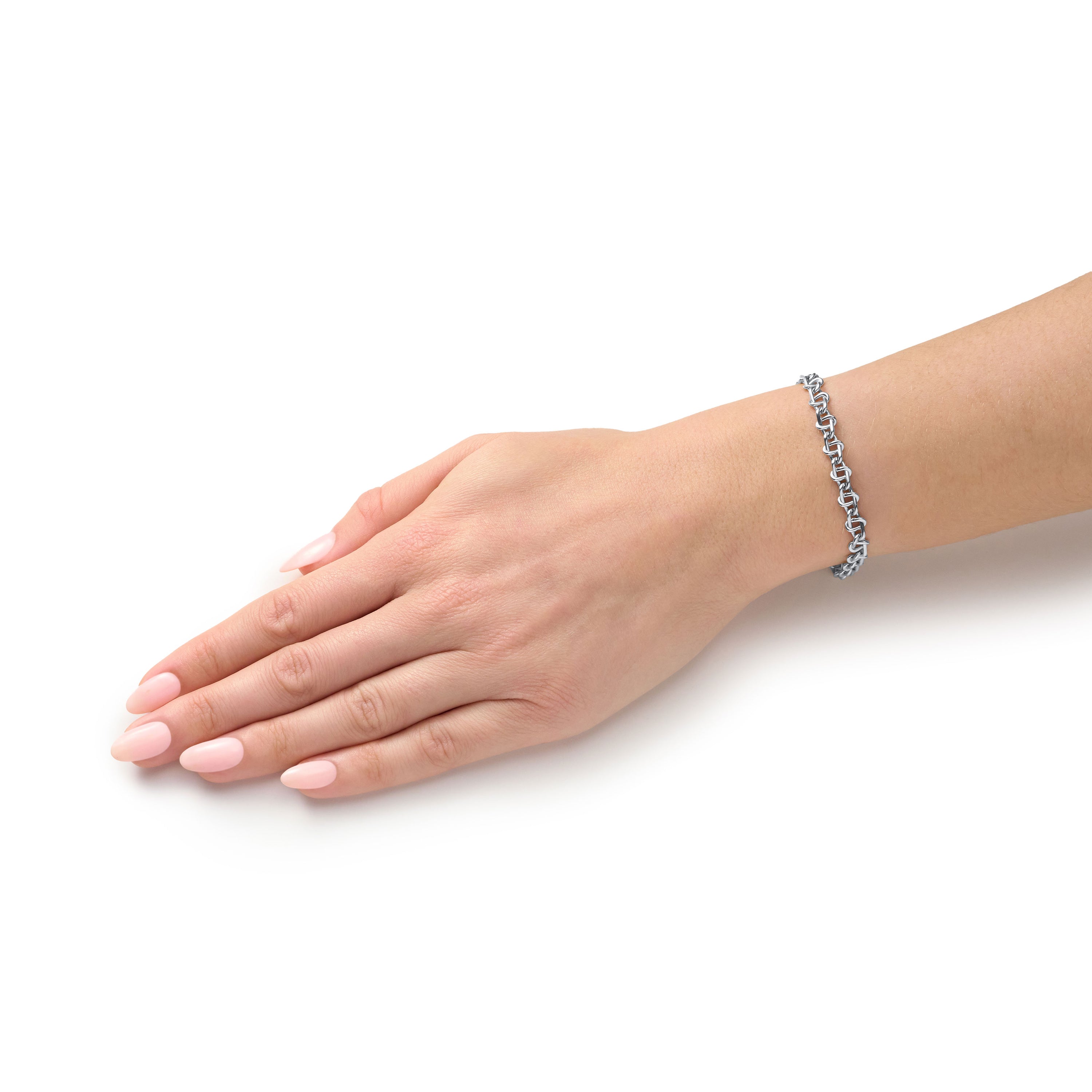 Infinity Collection Platinum Bracelet Small Link