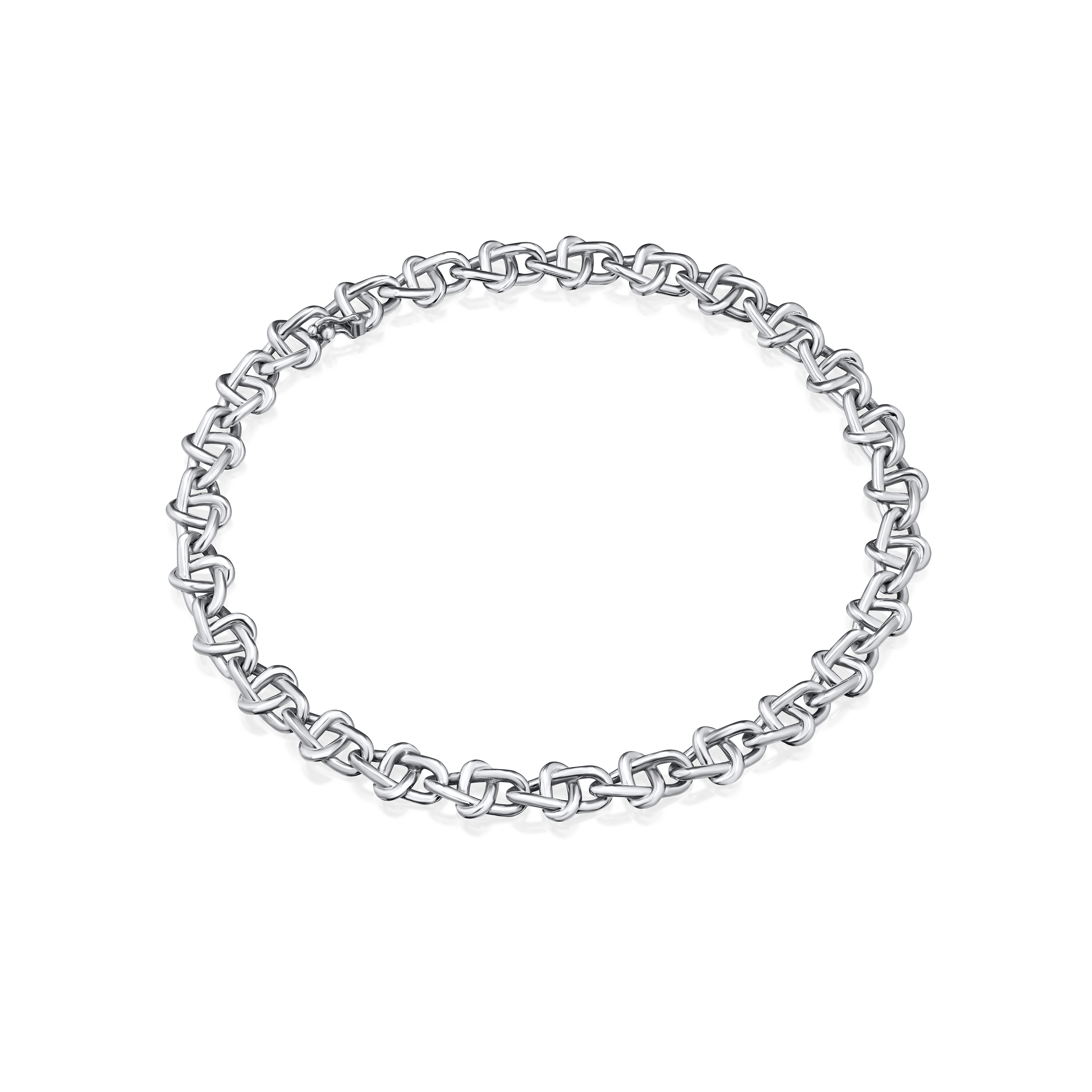 Infinity Collection Platinum Bracelet Small Link