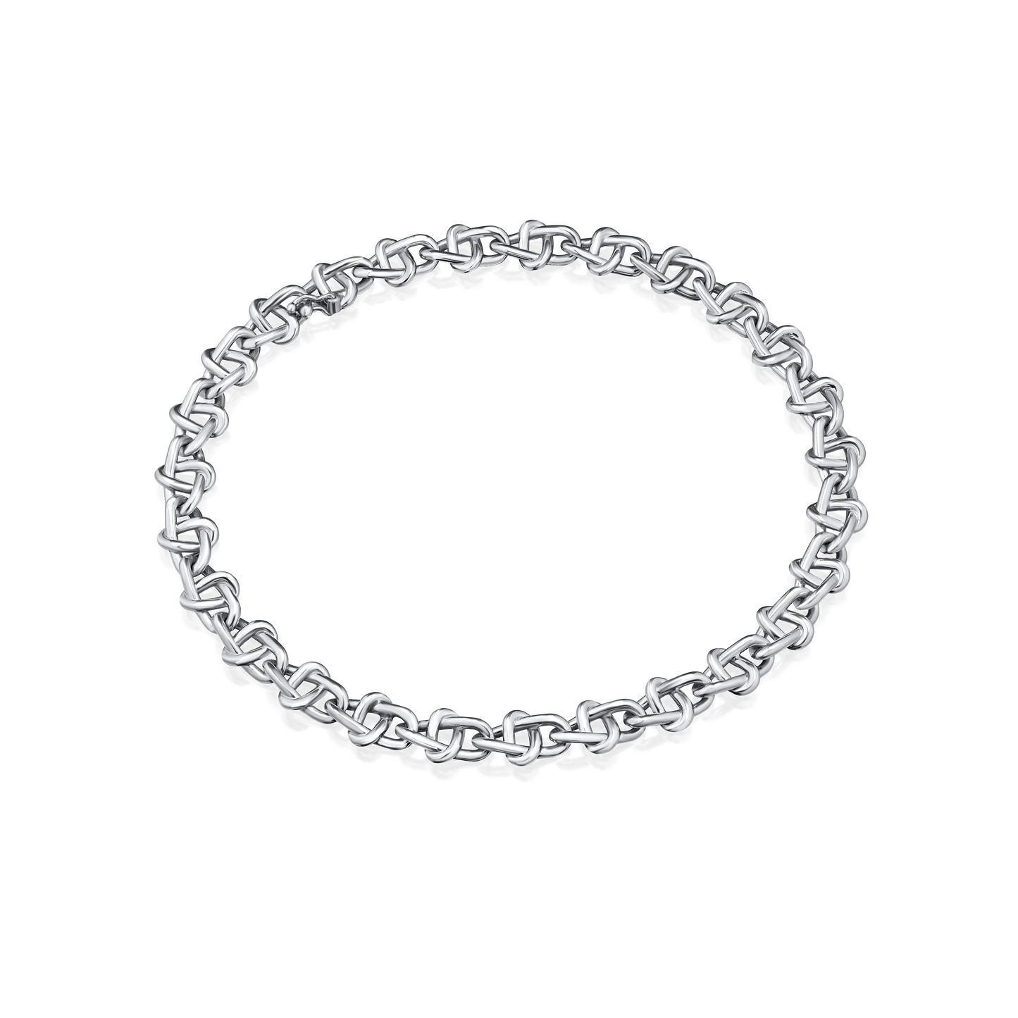 Infinity Collection Platinum Bracelet Small Link