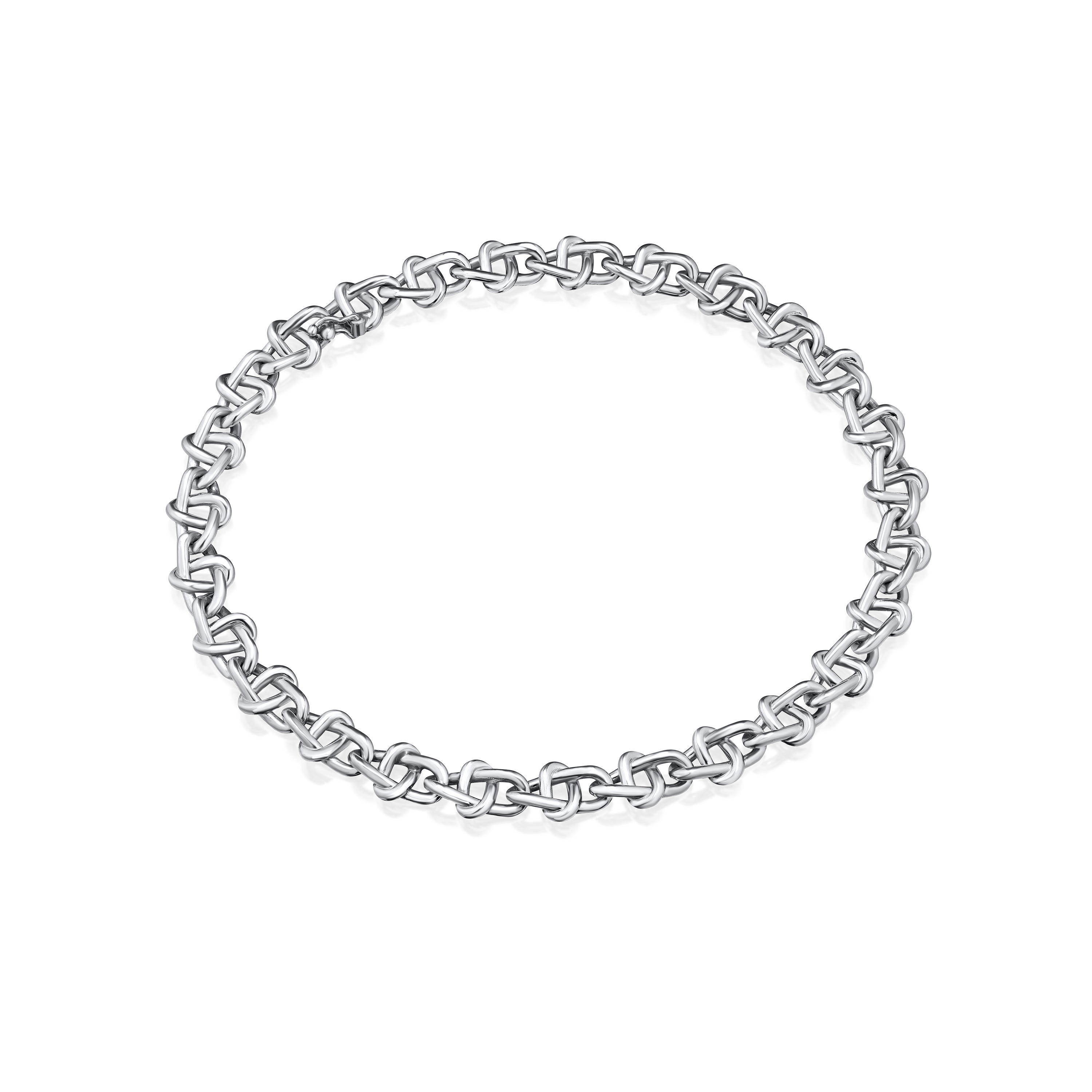 Infinity Collection Platinum Bracelet Small Link
