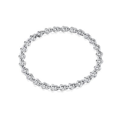 Infinity Collection Platinum Bracelet Small Link