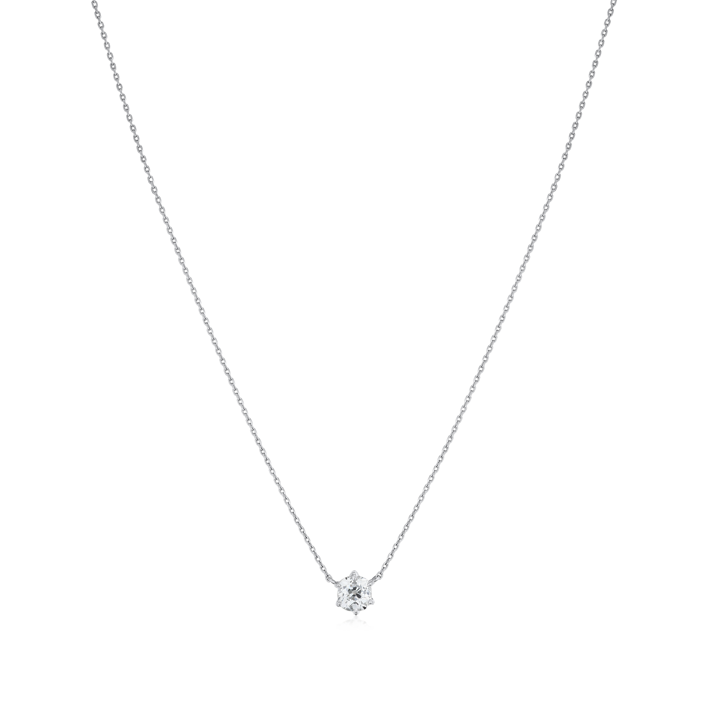 0.55ct Round Brilliant Cut Diamond Solitaire Pendant