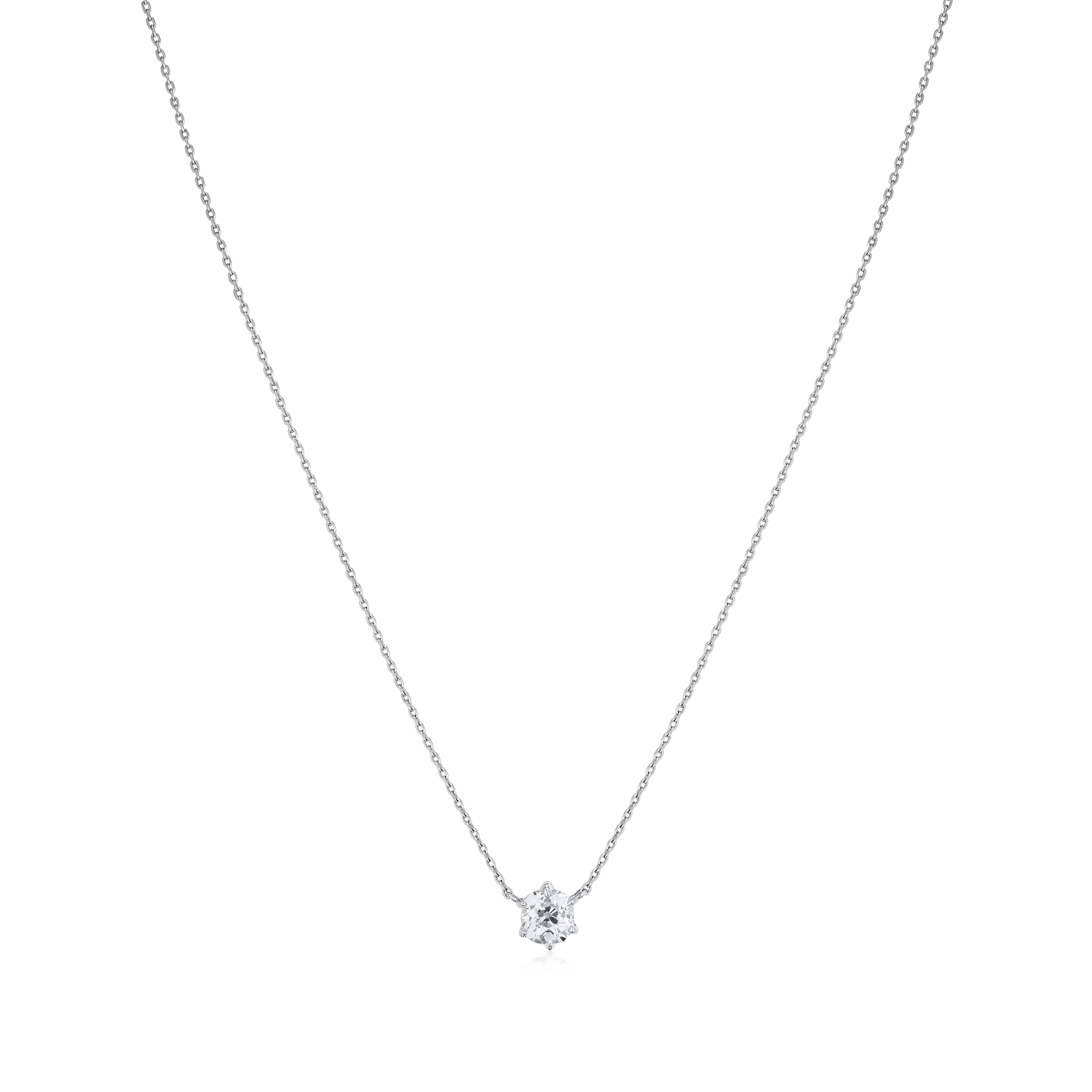 0.55ct Round Brilliant Cut Diamond Solitaire Pendant