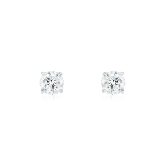 0.61ct Round Brilliant Cut Diamond Superfine Stud Earrings