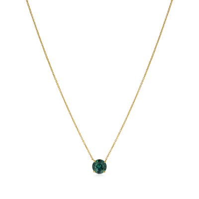 2.02cts Teal Sapphire Pendant