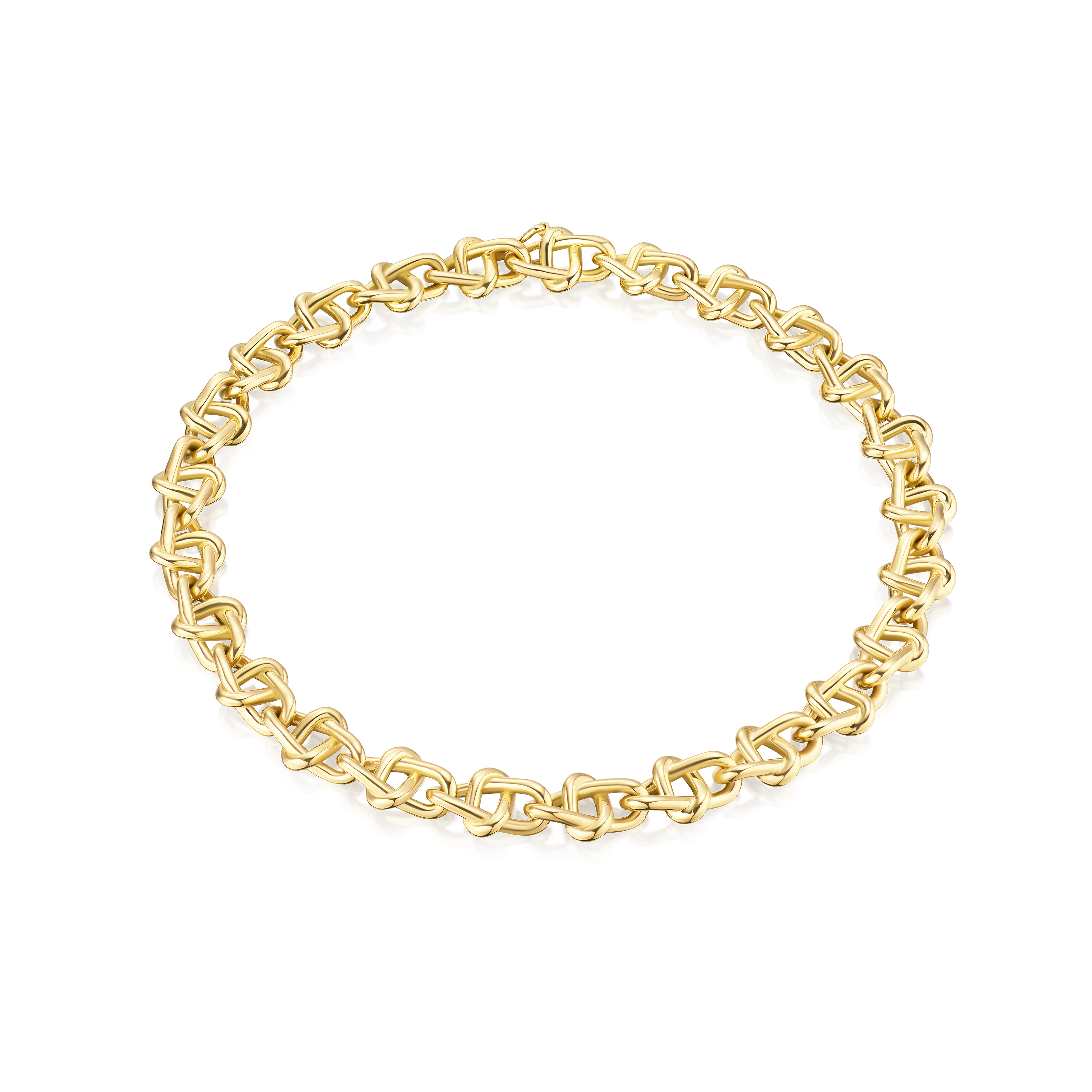 Infinity Collection 18ct Yellow Gold Bracelet Small Link