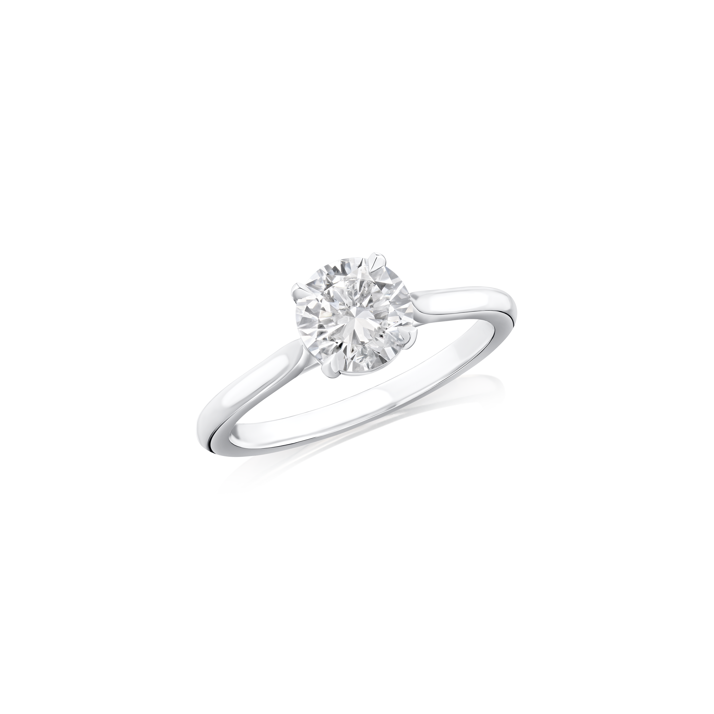 0.92ct Round Brilliant Cut Diamond Solitaire Ring