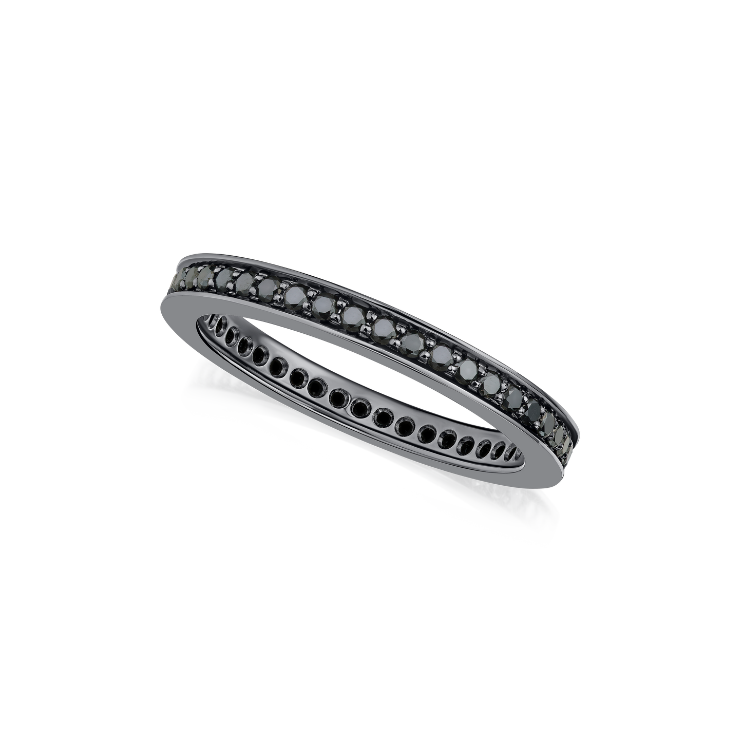 Skyline Collection Black Diamond Set Ring