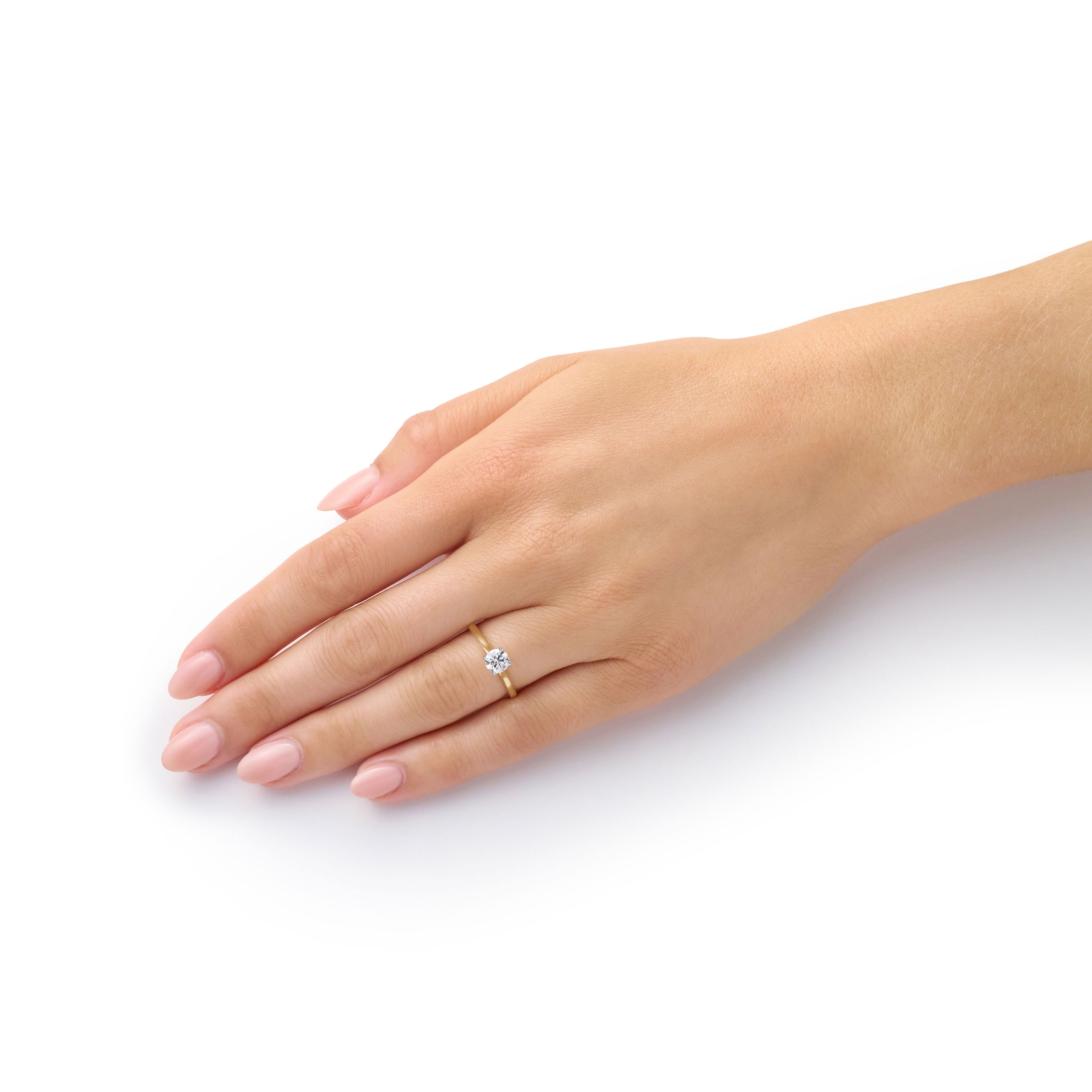 0.60ct Round Brilliant Cut Diamond Solitaire Ring