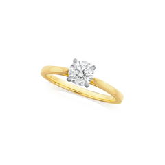 0.60ct Round Brilliant Cut Diamond Solitaire Ring