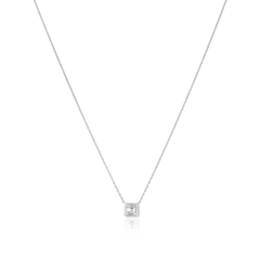0.50ct Emerald Cut Diamond Pendant